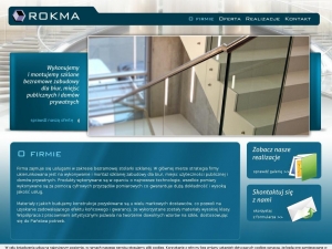 Design i solidność szklanej stolarki w Rokma